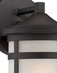 Matte Black Hanging Lantern Shape Wall Light