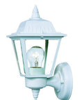 White Cast Aluminum Outdoor Wall Light