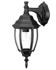 Matte Black Hanging Globe Lantern Wall Light