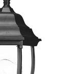 Matte Black Globe Lantern Wall Light