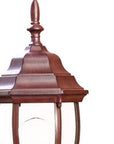 Dark Brown Globe Lantern Wall Light