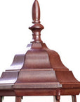 Dark Brown Globe Lantern Wall Light
