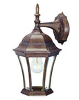 Dark Brown Hanging Carousel Lantern Wall Light