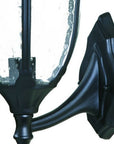 Matte Black Lamp Shape Wall Light