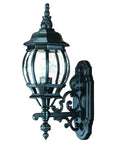 Matte Black Glass Globe Wall Light