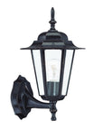 Antique Bronze Glass Lantern Wall Light