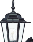 Antique Bronze Glass Lantern Wall Light