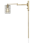 Industrial Gold Metal Wall Sconce