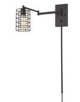 Industrial Gold Metal Wall Sconce