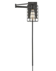 Industrial Gold Metal Wall Sconce