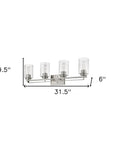 Orella 4-Light Satin Nickel Vanity