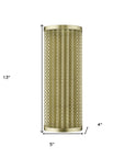 Basetti 1-Light Gold Sconce