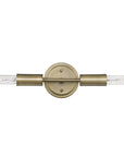 5" Gold Metal Vanity Flush Mounted Sconce