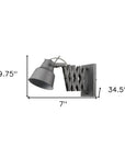 Plexus 1-Light Gray Sconce