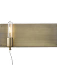 XL Dull Gold Shelf Wall Light