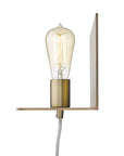 XL Dull Gold Shelf Wall Light