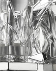 Arabella 1-Light Polished Nickel Sconce With Pressed Crystal Shade