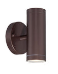 Bronze LED Dimmable Outdoor Hanging Light With Bronze Shades