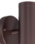 Bronze LED Dimmable Outdoor Hanging Light With Bronze Shades