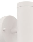 White LED Dimmable Outdoor Hanging Light With White Shades