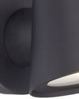 Matte Black LED Short Cone Wall Light