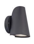 Matte Black LED Conical Wall Sconce