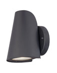 Matte Black LED Conical Wall Sconce