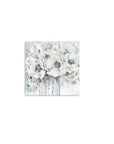 Winter Blues Flower Unframed Print Wall Art
