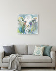 Watercolor Cow Unframed Print Wall Art