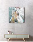 Whimsical Horse Unframed Print Wall Art