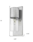 Silver And Clear Transparent Dimmable Outdoor Hanging Light With Silver And Clear Shades