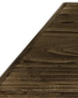 24" Solid Wood Wall-Mounted Shelving Unit
