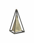 Narrow Metal Triangular Decorative Sculpture