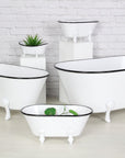 White Bathtub Decorative Sculpture