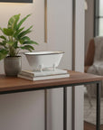 White Bathtub Decorative Sculpture