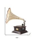 c1911 HMV Gramophone Built to Scale Model Sculpture