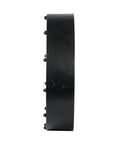18" Black and Ivory Vintage Gear Industrial Wall Clock