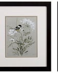 Set of Two Babybreaths and Birds Wall Art