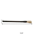Brown Carved Scroll Wood Decorative Calligraphy Brush