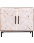 Modern Farmhouse Rustic Natural Accent Storage Cabinet