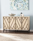 Champagne Deco Buffet Storage Cabinet