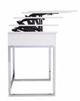 48" Adjustable White Standing Desk Converter