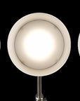 Brushed Silver LED Adjustable Desk Lamp