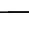 56" Natural and Black and Black Sled Console Table