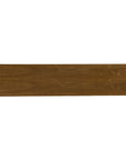 54" Gray Brown and Black Distressed Sled Console Table