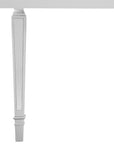 45" Silver Mirrored Glass and Wood Free Form Console Table