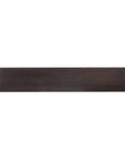 54" Espresso and Black Wood and Iron Console Table