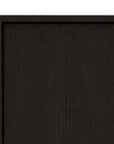 79" Black Wood Pantry Or Storage Closet