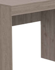 47" Light Gray Computer Desk With Two Drawers