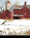 Winter Friends 8 Black Framed Print Wall Art